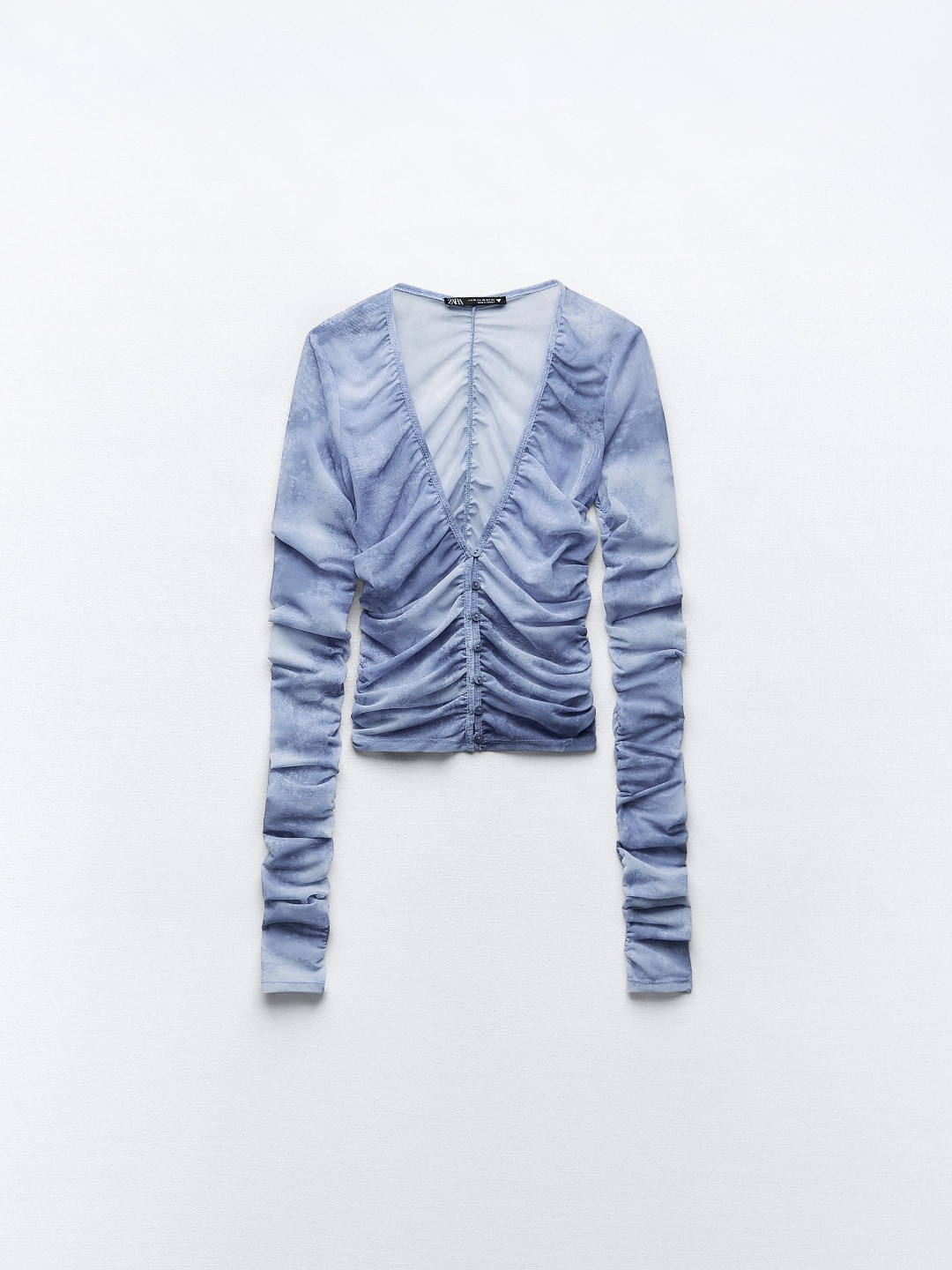 

ZARA Women Blue Shirts