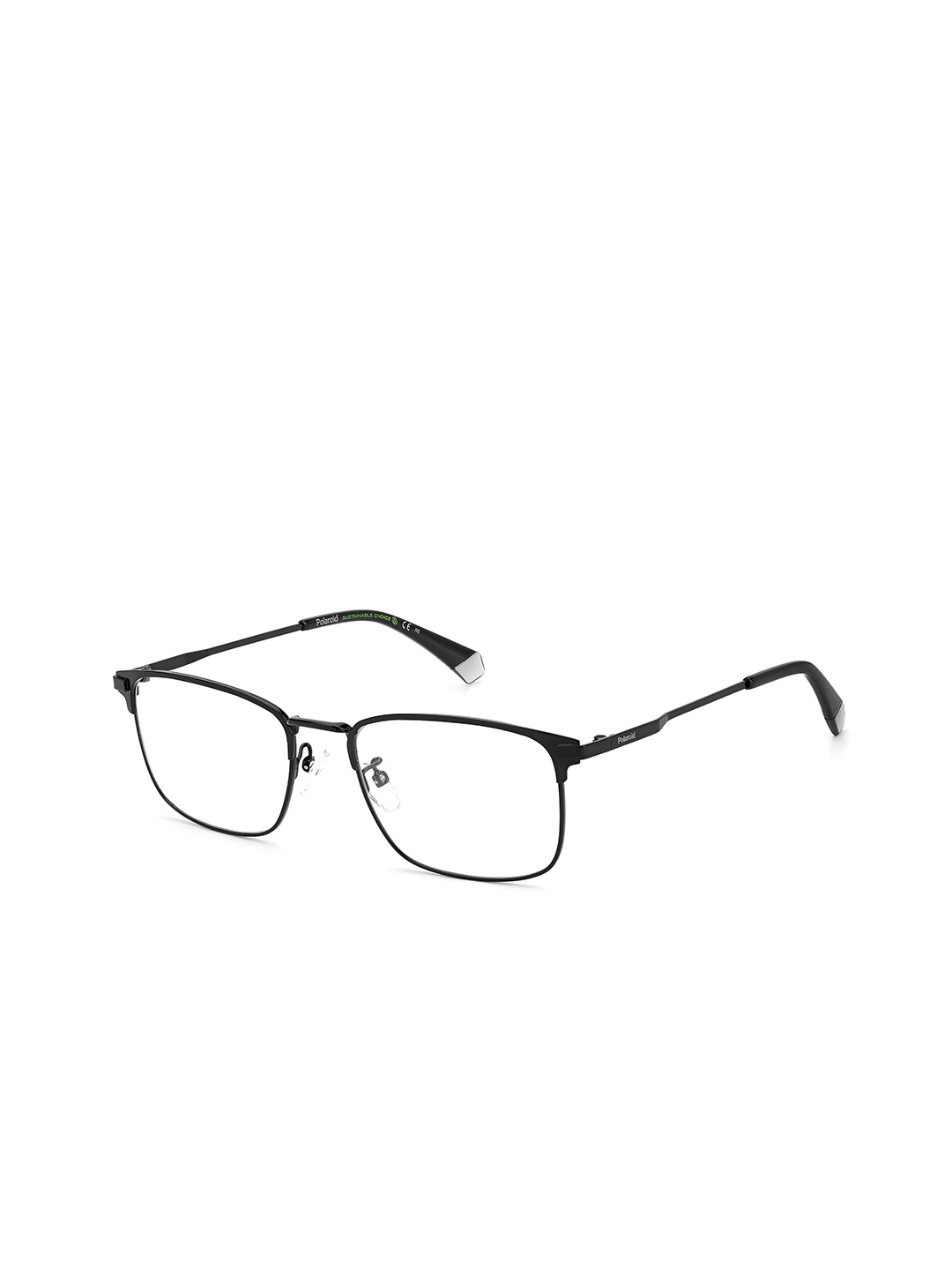 

Polaroid Men Full Rim Square Frames, Black