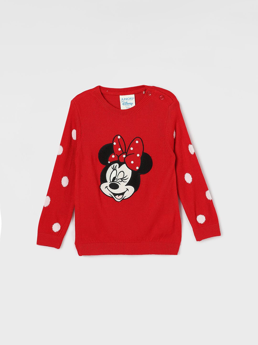 

Juniors by Lifestyle Girls Printed Pullover, Red