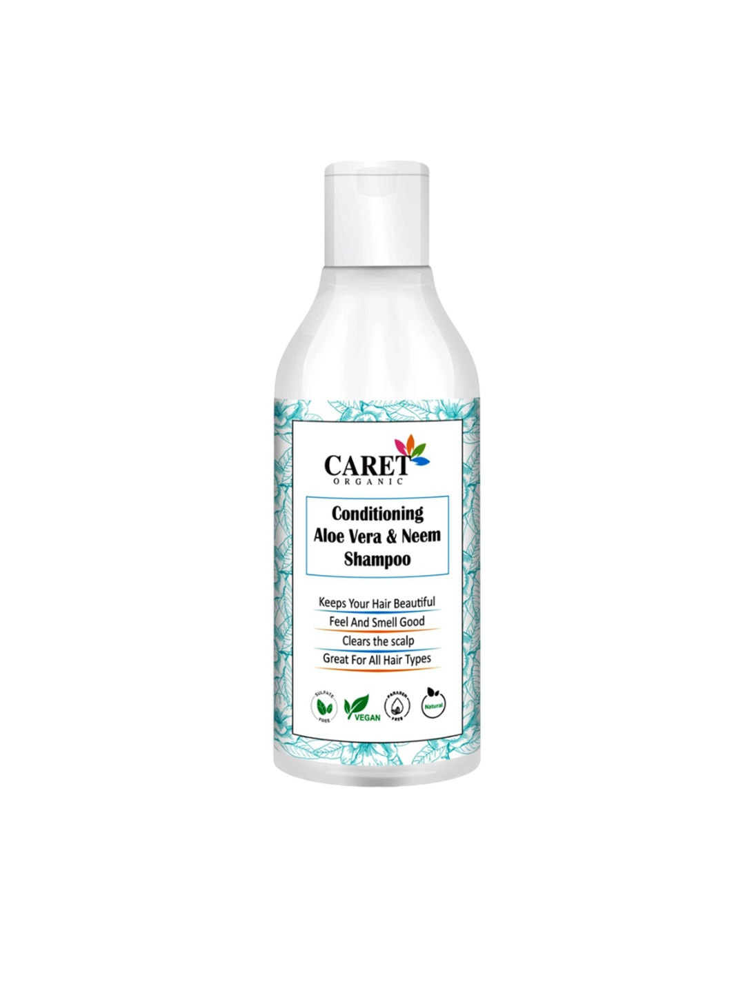 

CARET ORGANIC Conditioning Aloevera & Neem Shampoo - 300 ml, White