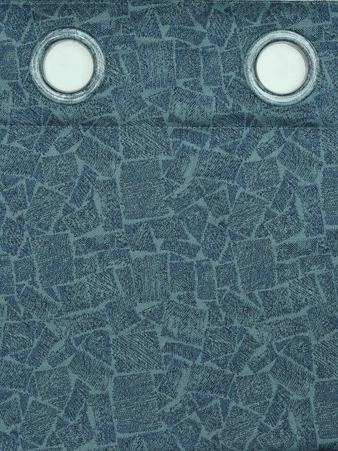 

Ariana Blue & White Geometric Black Out Door Curtain
