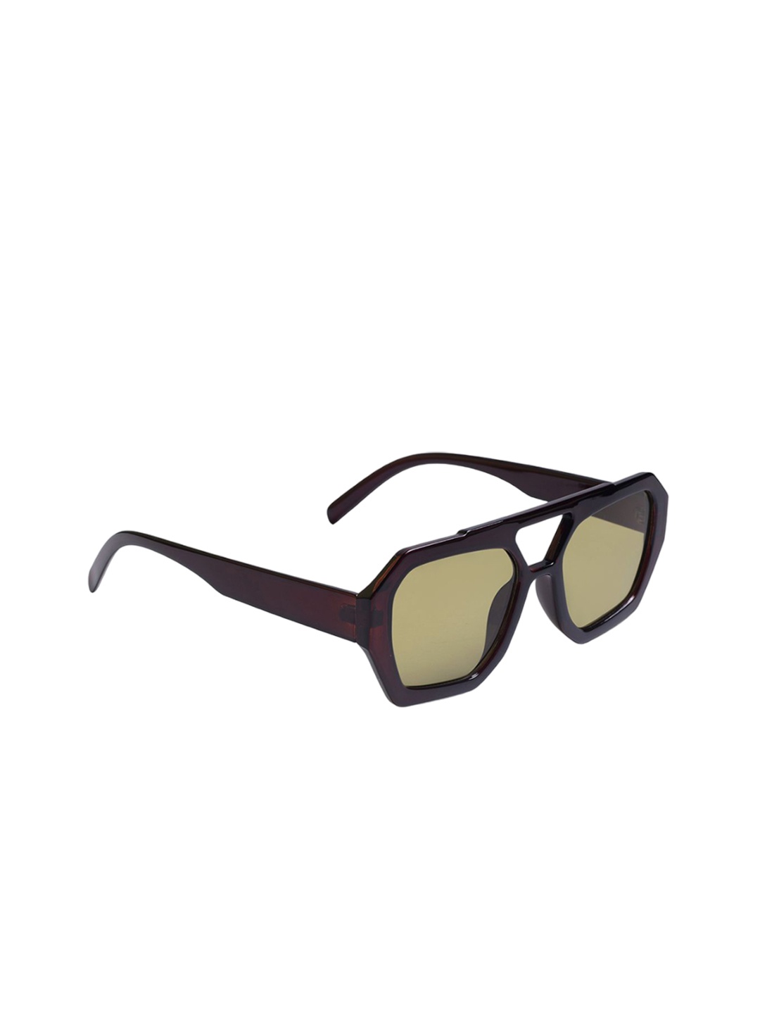 

DIMEH Unisex Square Sunglasses with UV Protected Lens SG-224, Green