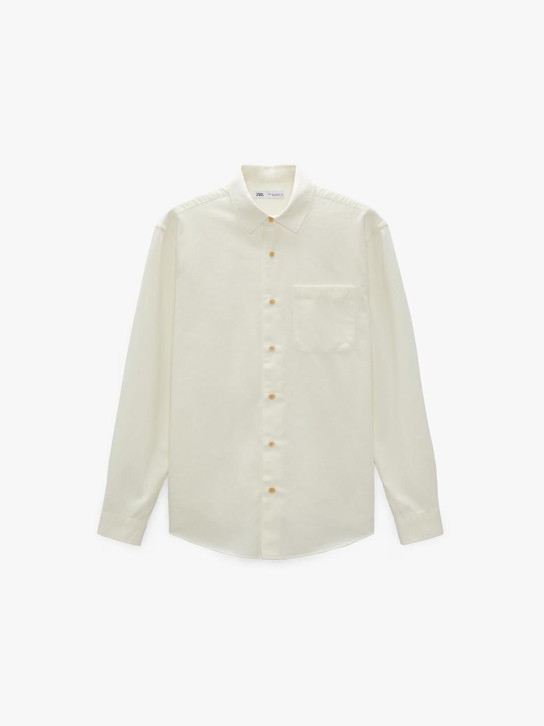 

ZARA Men White Shirts