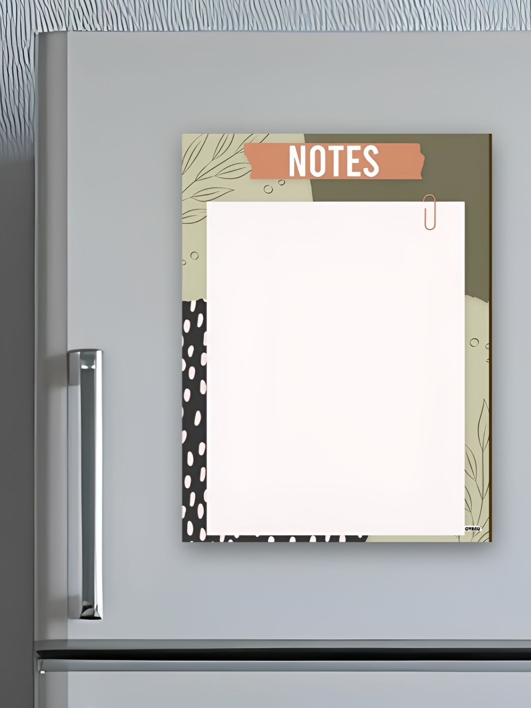 

CVANU White Printed Decorative Fridge Magnet