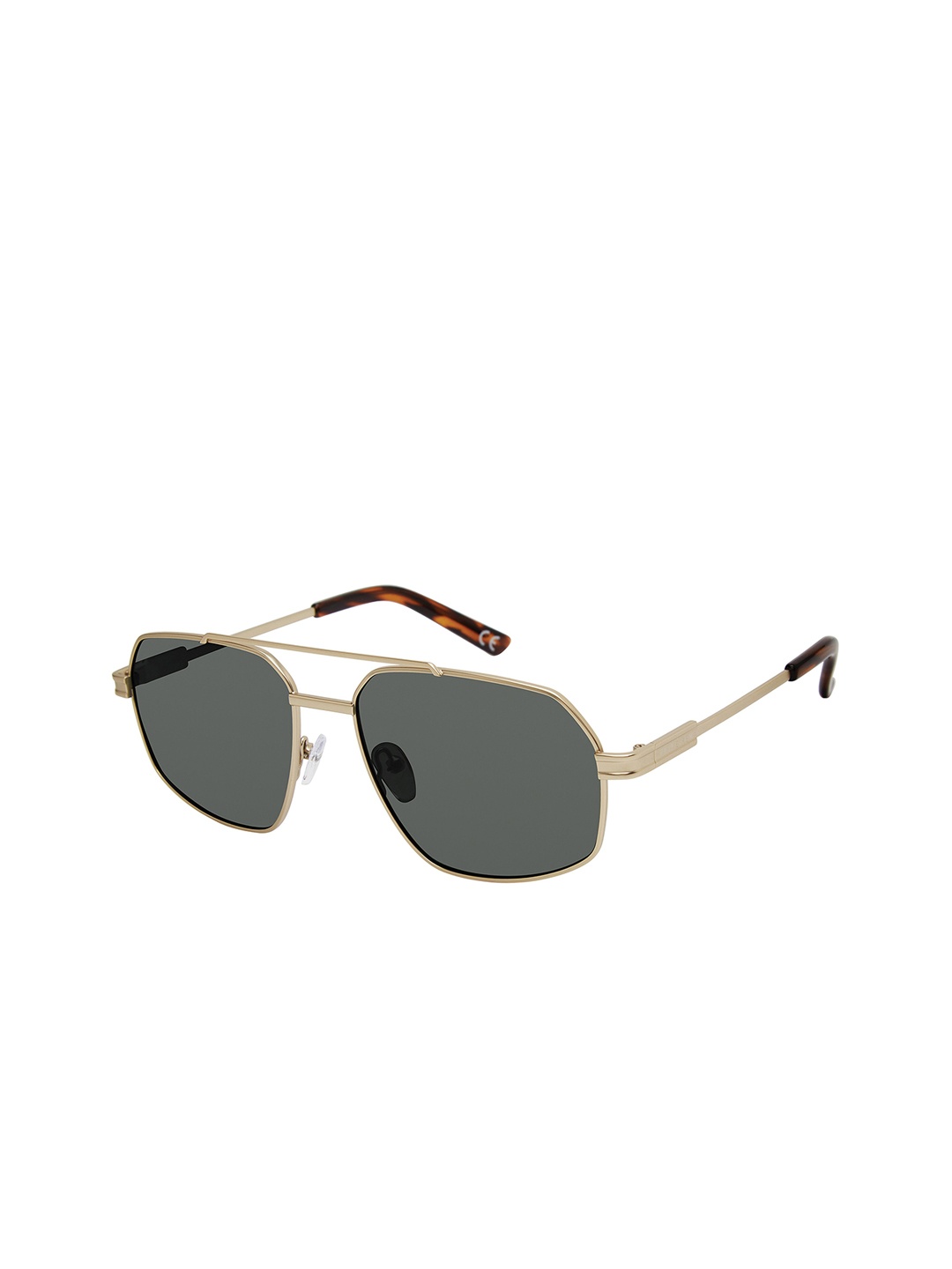 

PRIVE REVAUX Men Square Sunglasses With UV Protected Lens 2063162F758UC, Green