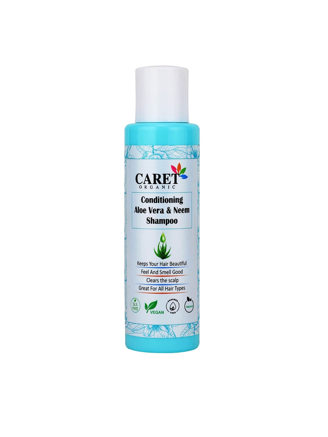 

CARET ORGANIC Conditioning Aloe Vera & Neem Shampoo - 100ml, White