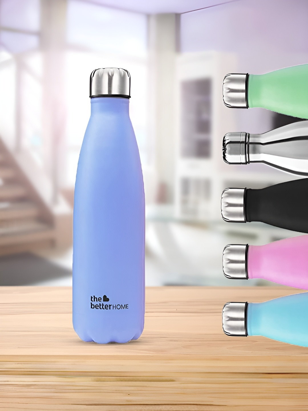 

The Better Home Purple Stainless Steel Double Wall Vacuum Water Bottle 1L