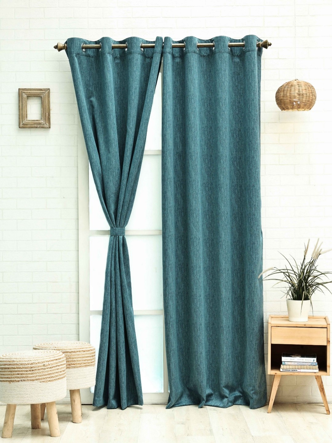 

Ariana Blue Black Out Window Curtain