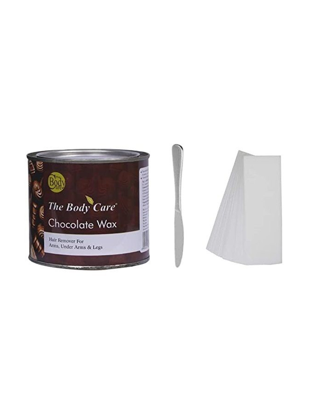 

The Body Care Chocolate Wax With Spatula & Strips - 600 g, White