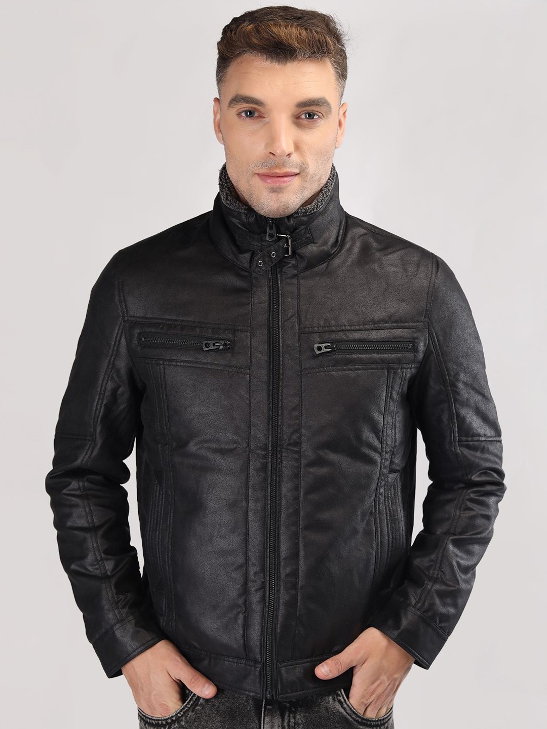 

LURE URBAN Men Outdoor Tailored Jacket, Black