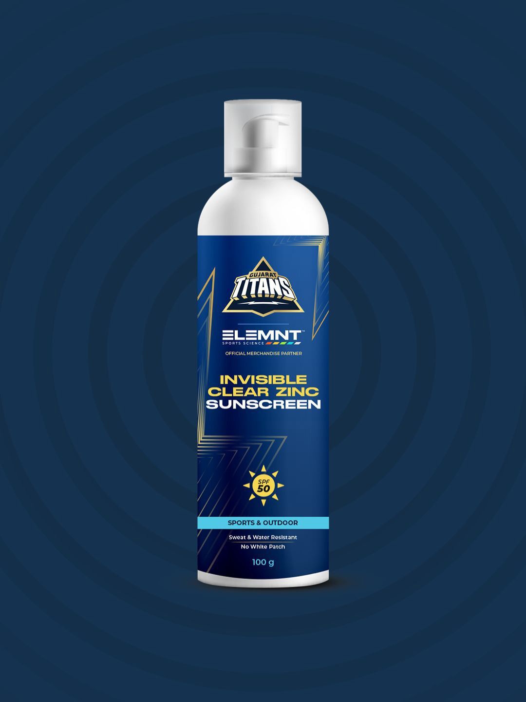 

Elemnt Sports Science Invisible Zinc Sunscreen - 100 g, Transparent