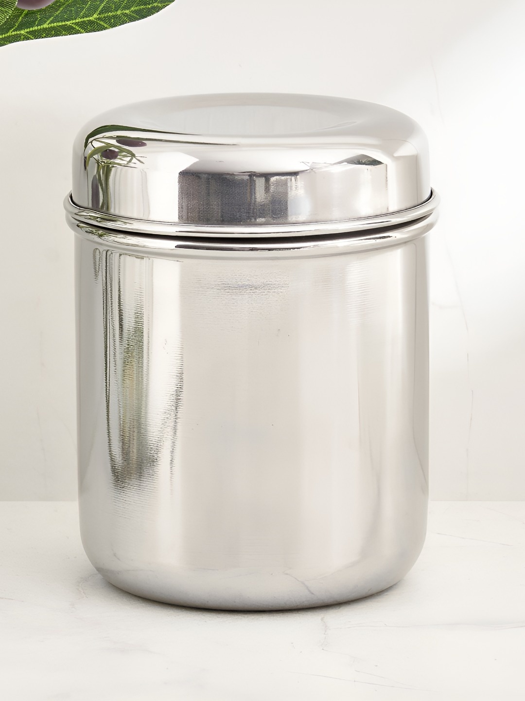 

Home Centre Silver-Toned 2024 Stainless Steel Canister Container
