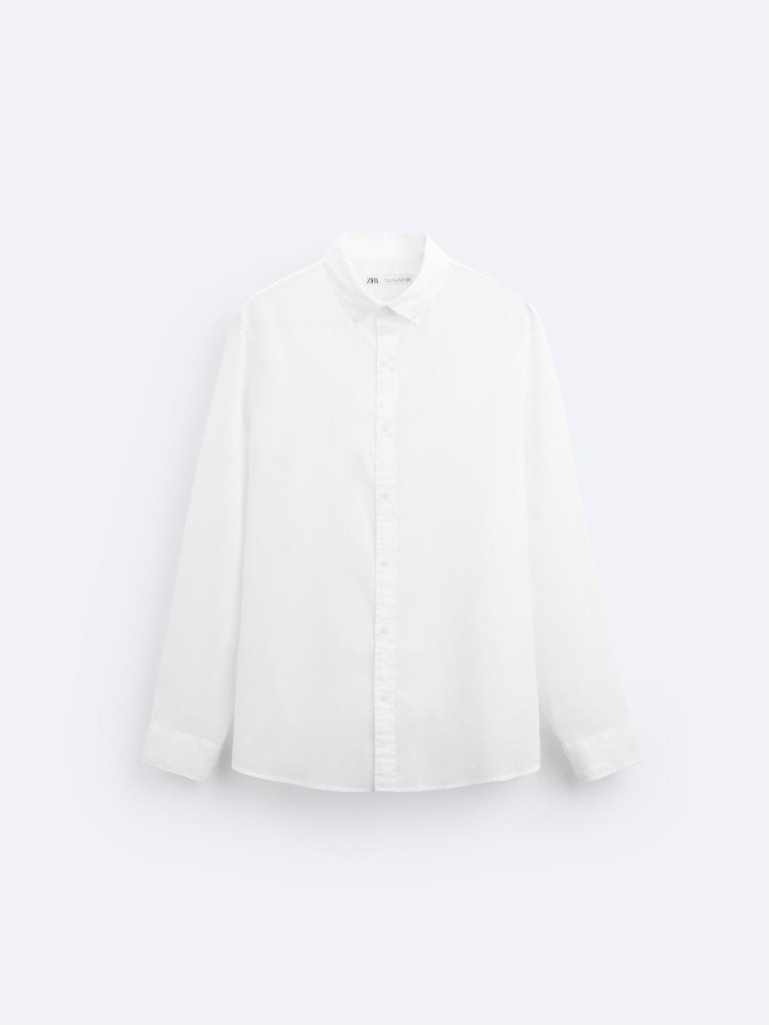 

ZARA Men White Shirts