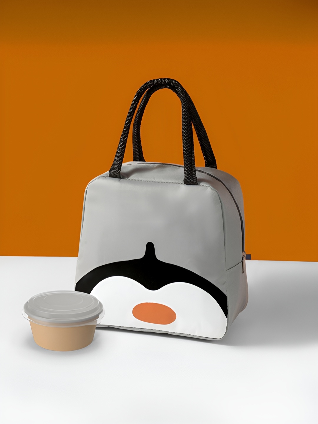 

UMAI Printed Waterproof Lunch bag Travel Accessory-7 l, Grey