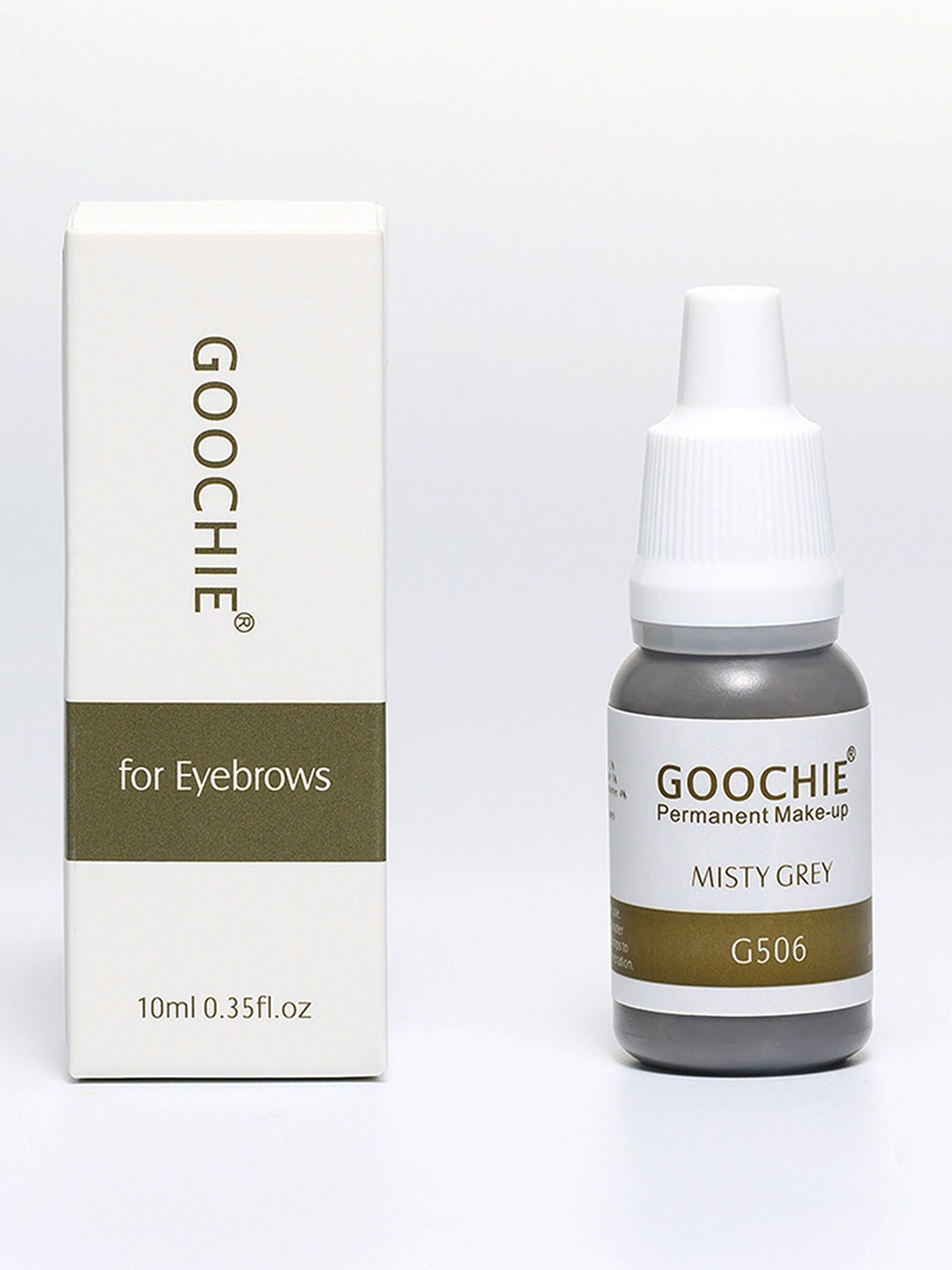 

GOOCHIE Latest Micro-Pigment For Eyebrow Micro Blading PMU 10ml- G506 Misty Gray, Multi