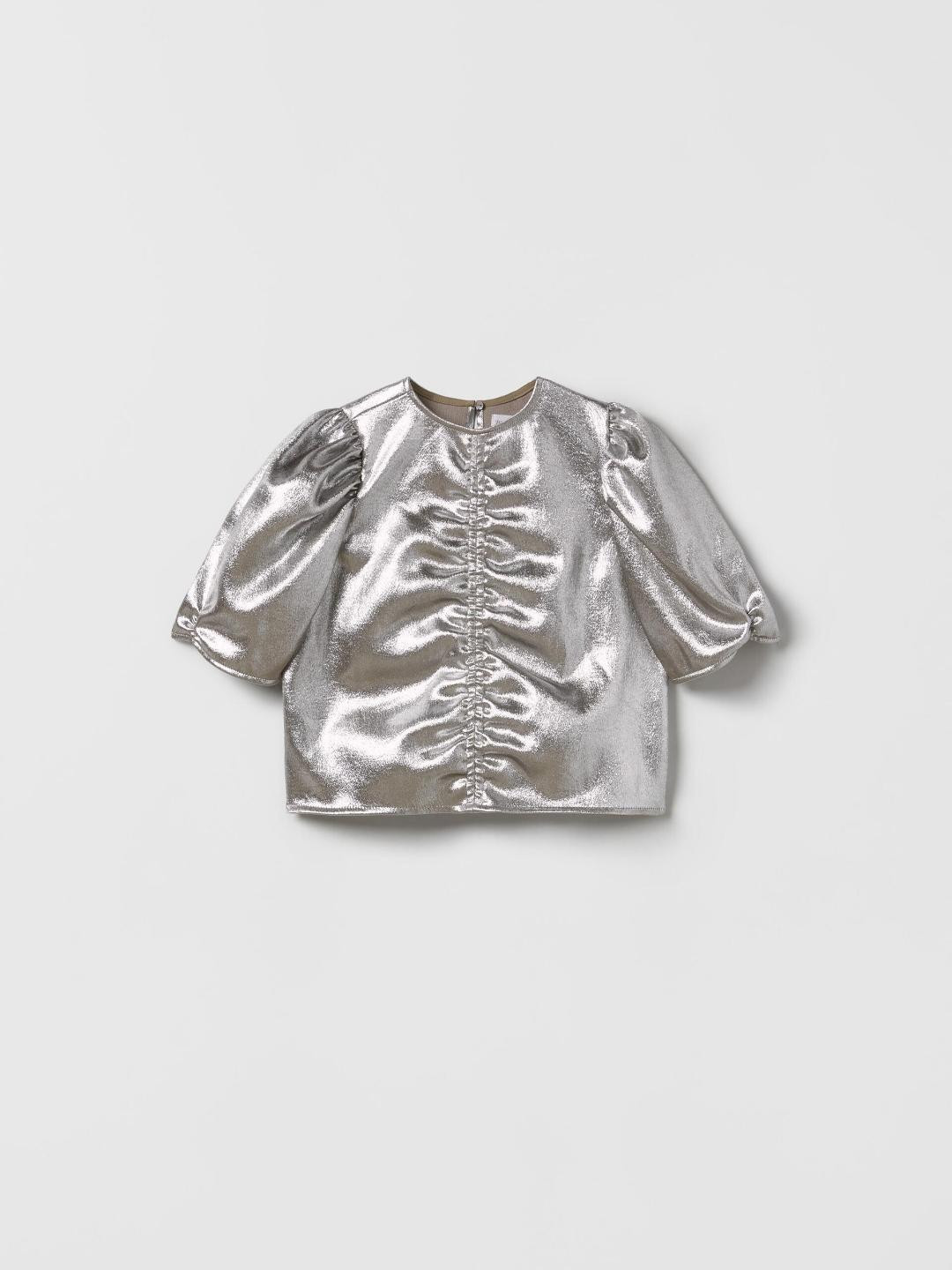 

ZARA Girls Silver Shirts