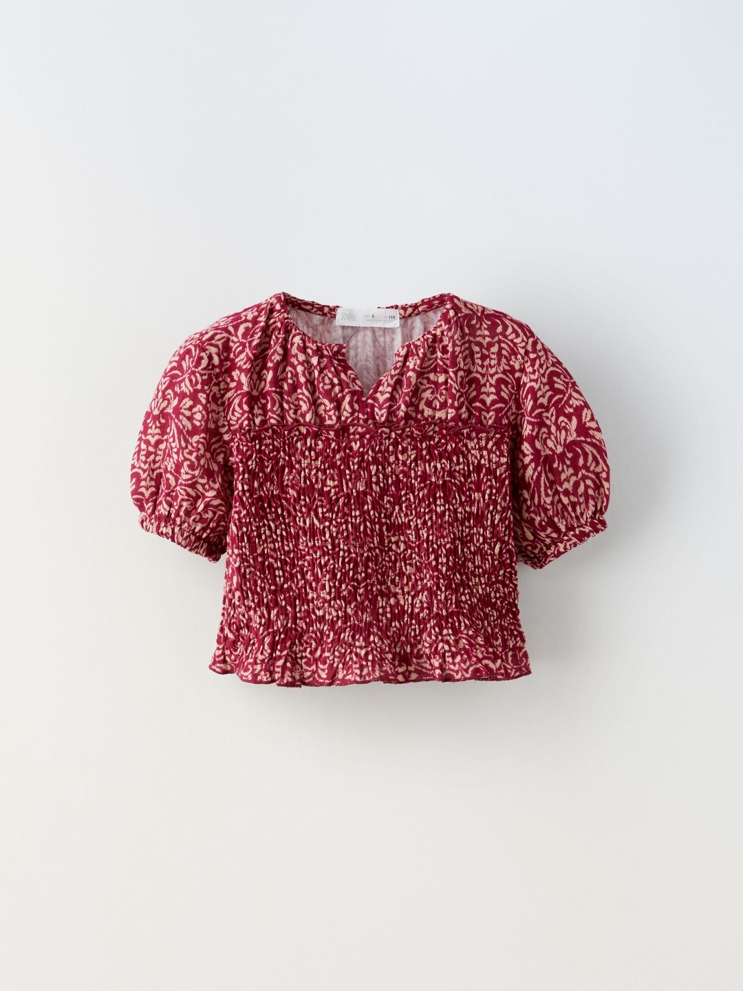 

ZARA Girls Red Shirts