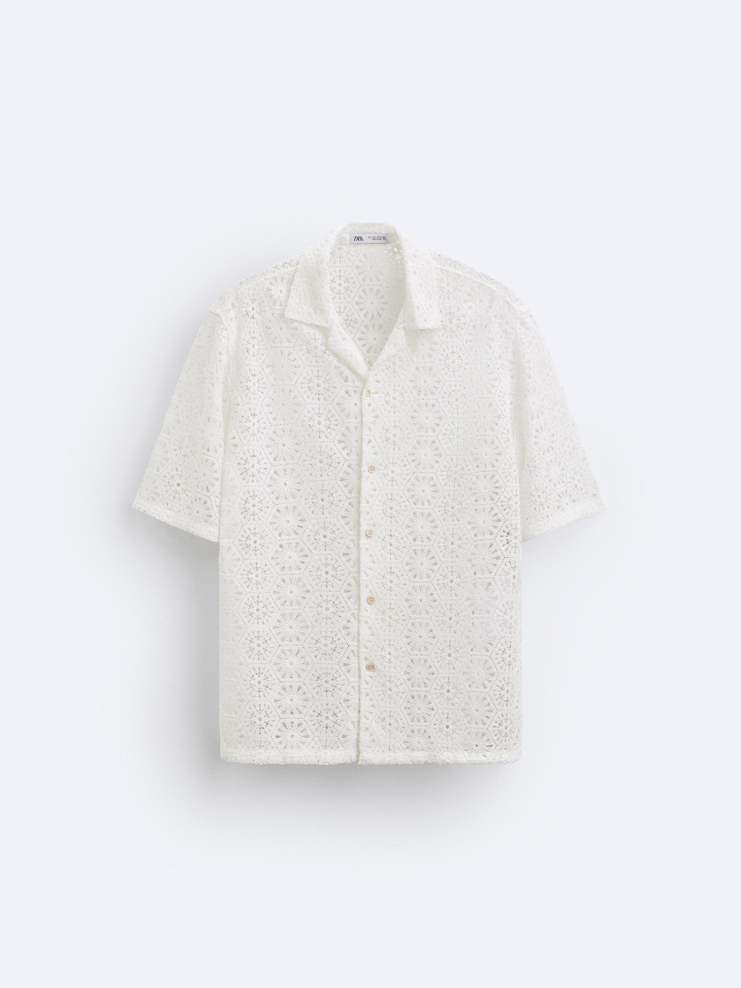 

ZARA Men White Shirts
