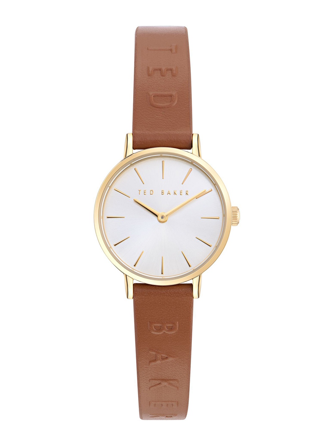 

Ted Baker Women Round Dial & Leather Straps Analogue Watch BKPSTF4019I, Silver