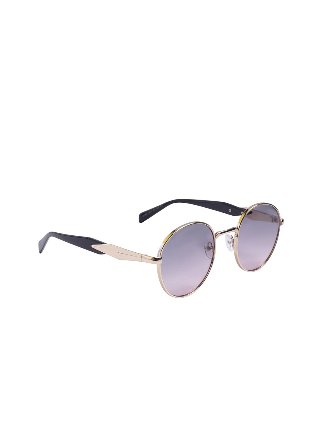 

DIMEH Unisex Round Sunglasses with UV Protected Lens SG-115, Brown