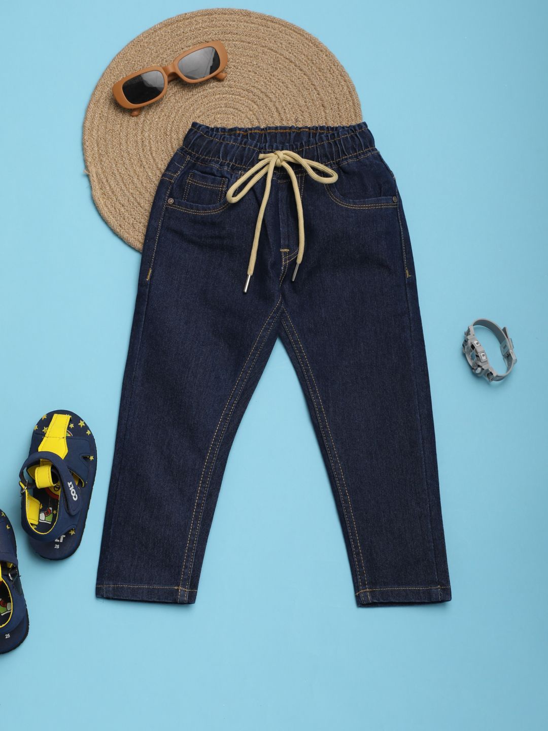 

V-Mart Boys Stretchable Jeans, Blue