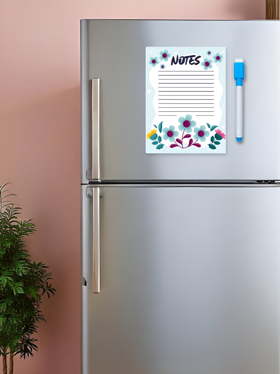 

CVANU White Printed Decorative Fridge Magnet