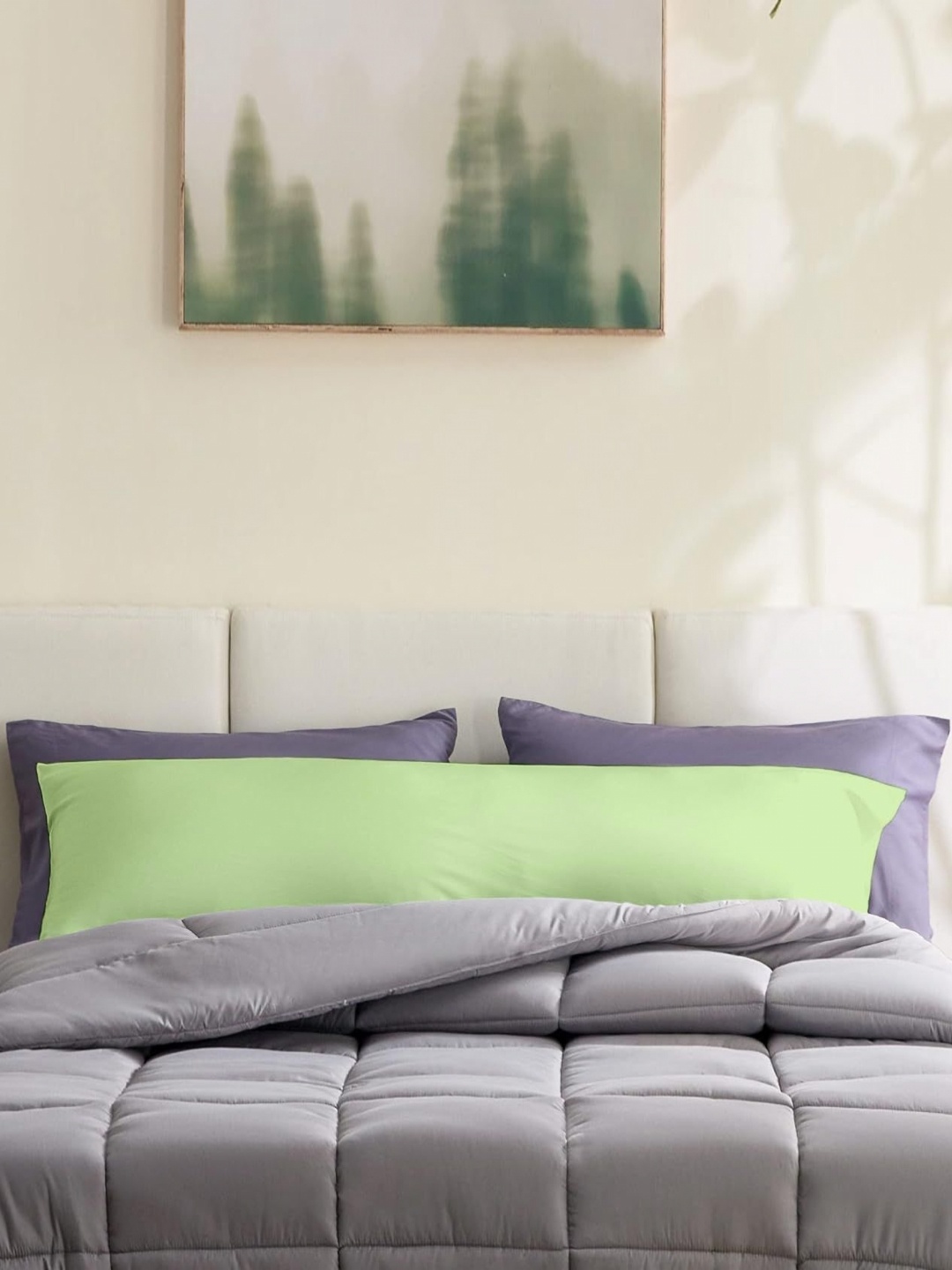 

Sleepino Lime Green 1 Pieces Solid Pure Cotton Rectangle Pillow Covers