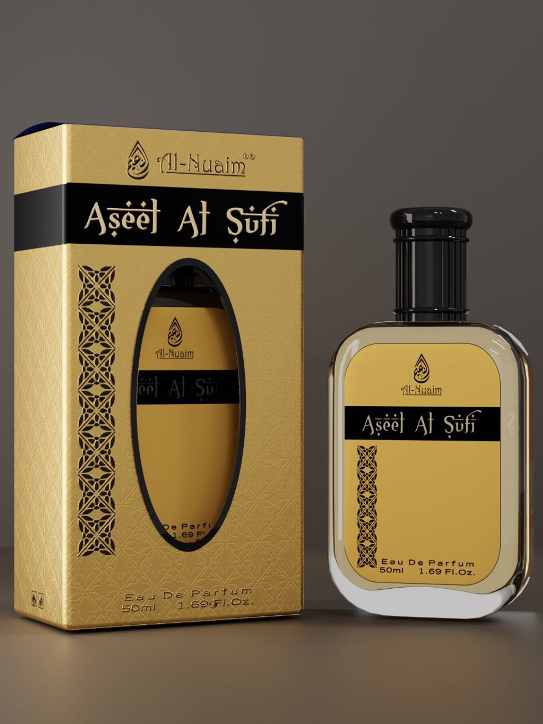 

Al-Nuaim Men Set Of 2 Aseel Al Sufi Long Lasting Eau De Parfum - 50ml Each, Gold