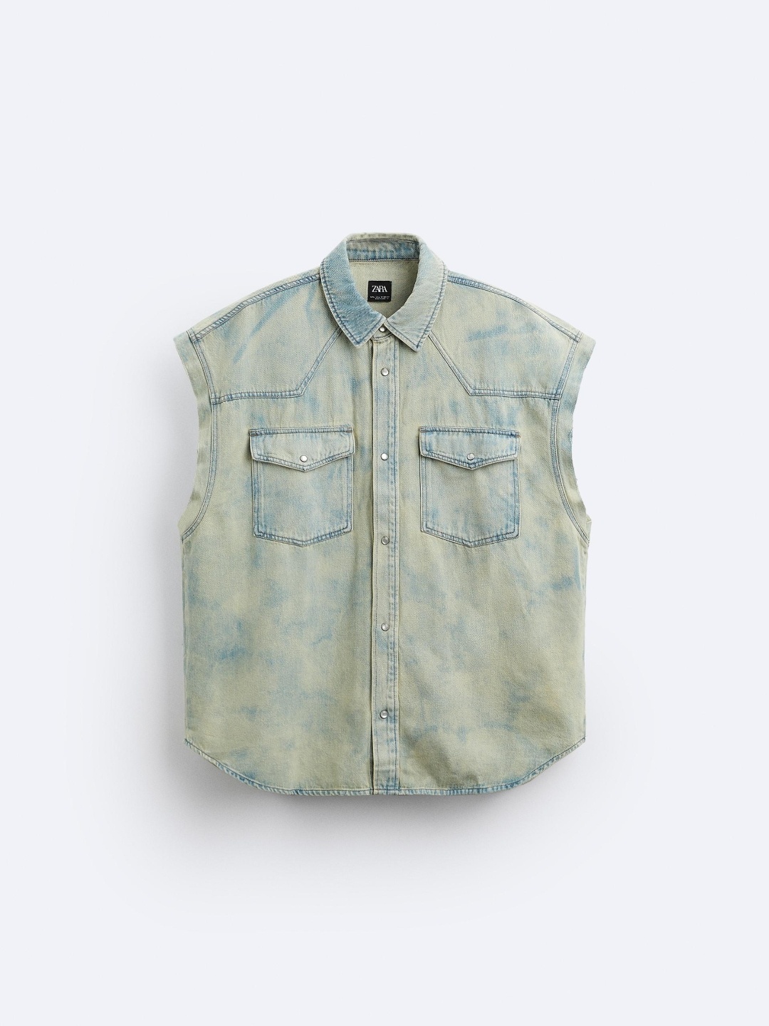 

ZARA Men Blue Shirts