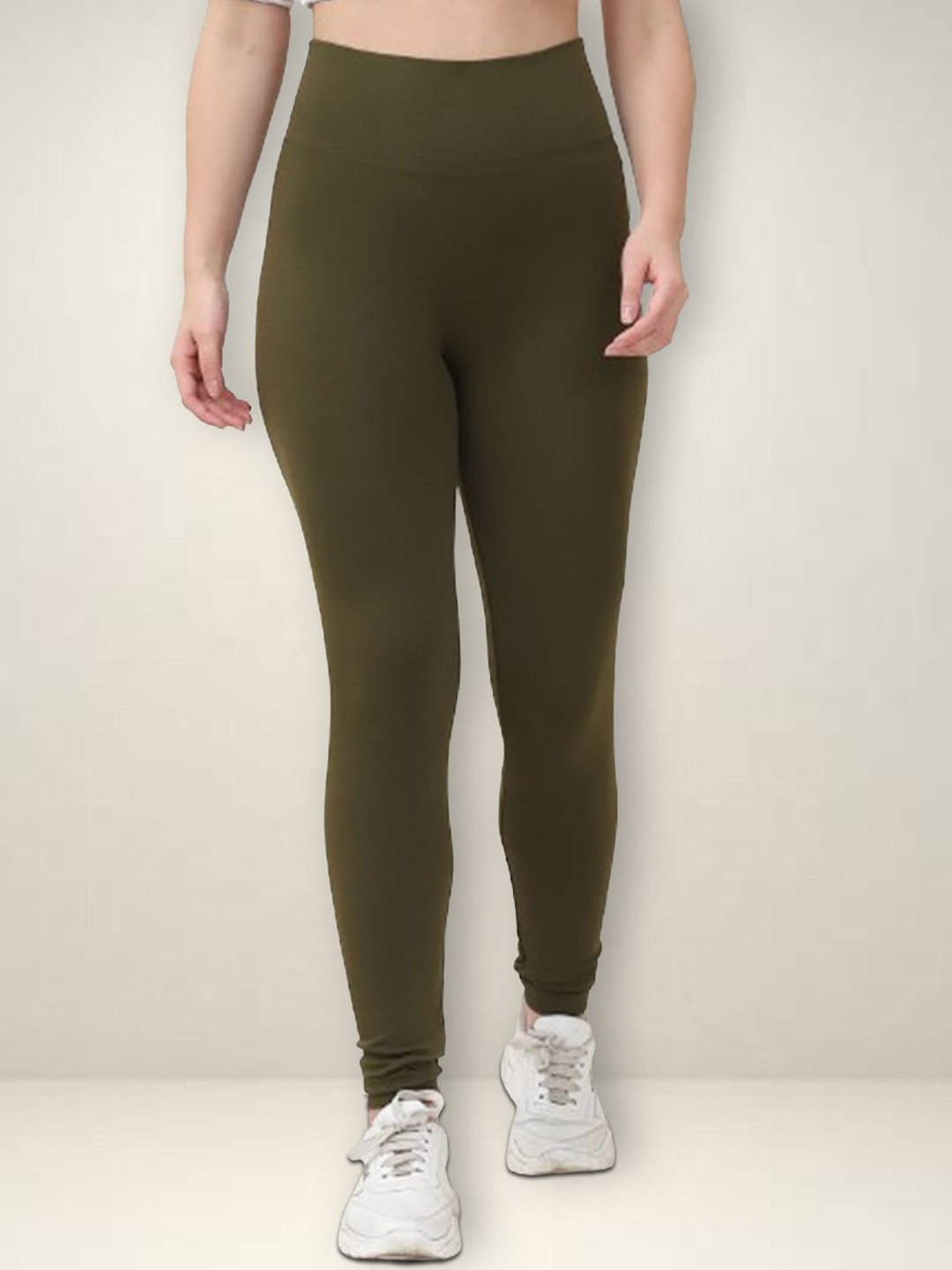 

Jinfo Women Ankle Length Training Tights, Green