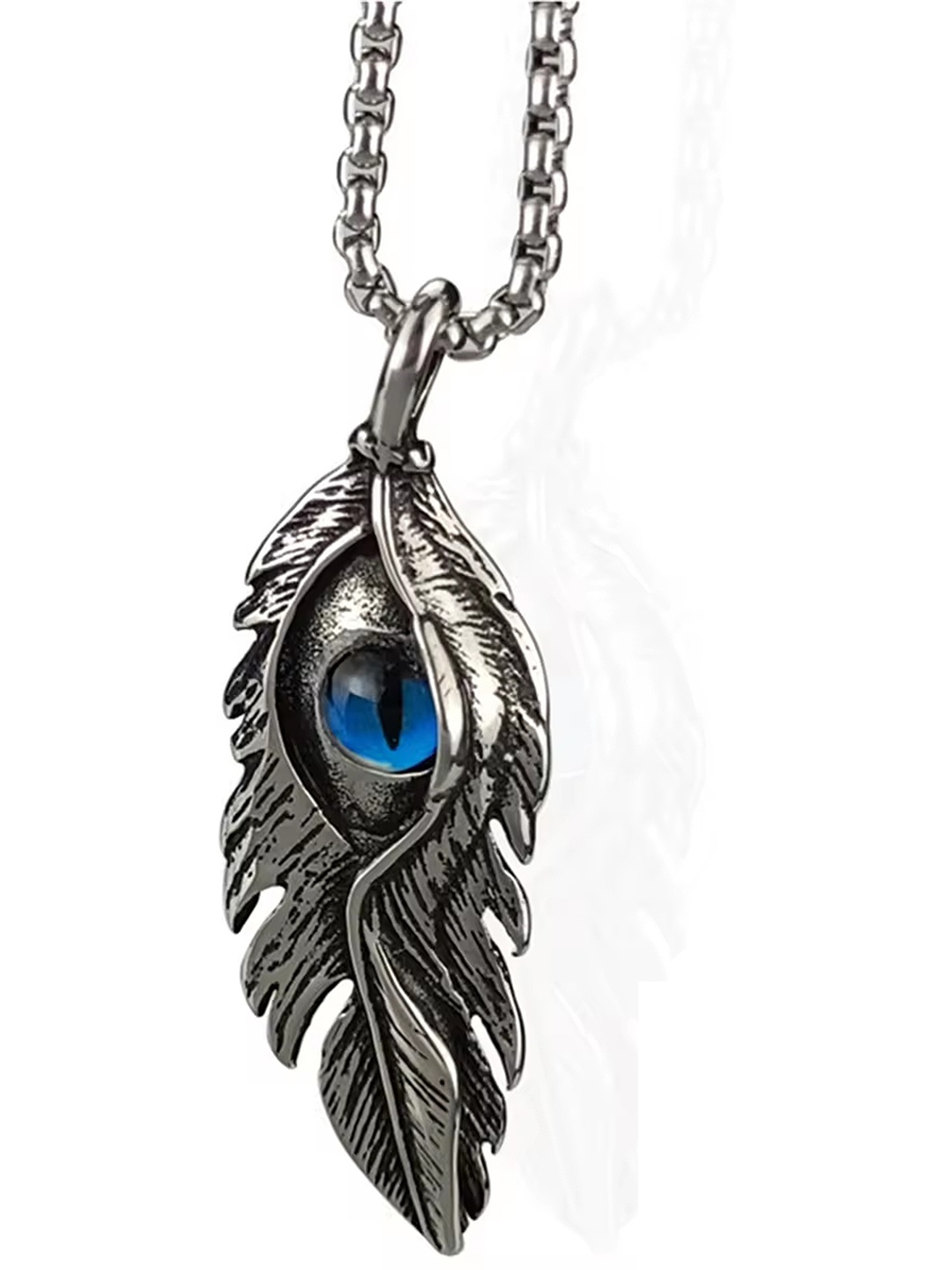 

Heer Collection Silver-Plated Contemporary Pendants with Chains
