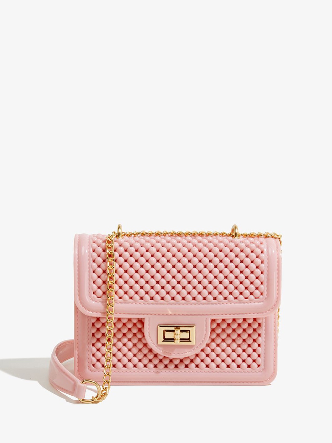 

RAVE Women Embellished Swagger Sling Bag, Pink