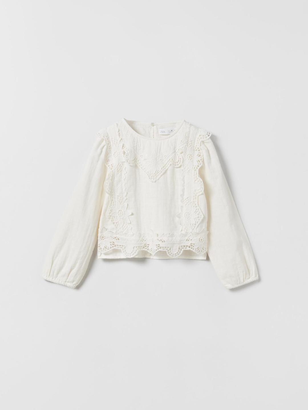 

ZARA Girls White Shirts