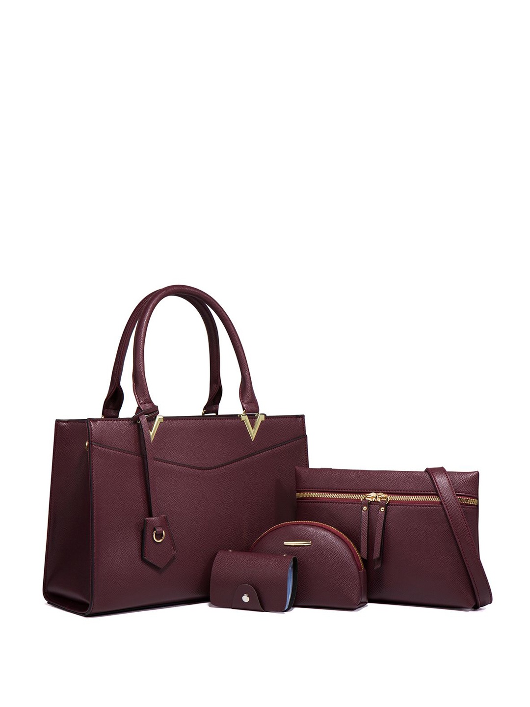 

RAVE PU Structured Handheld Bag, Purple