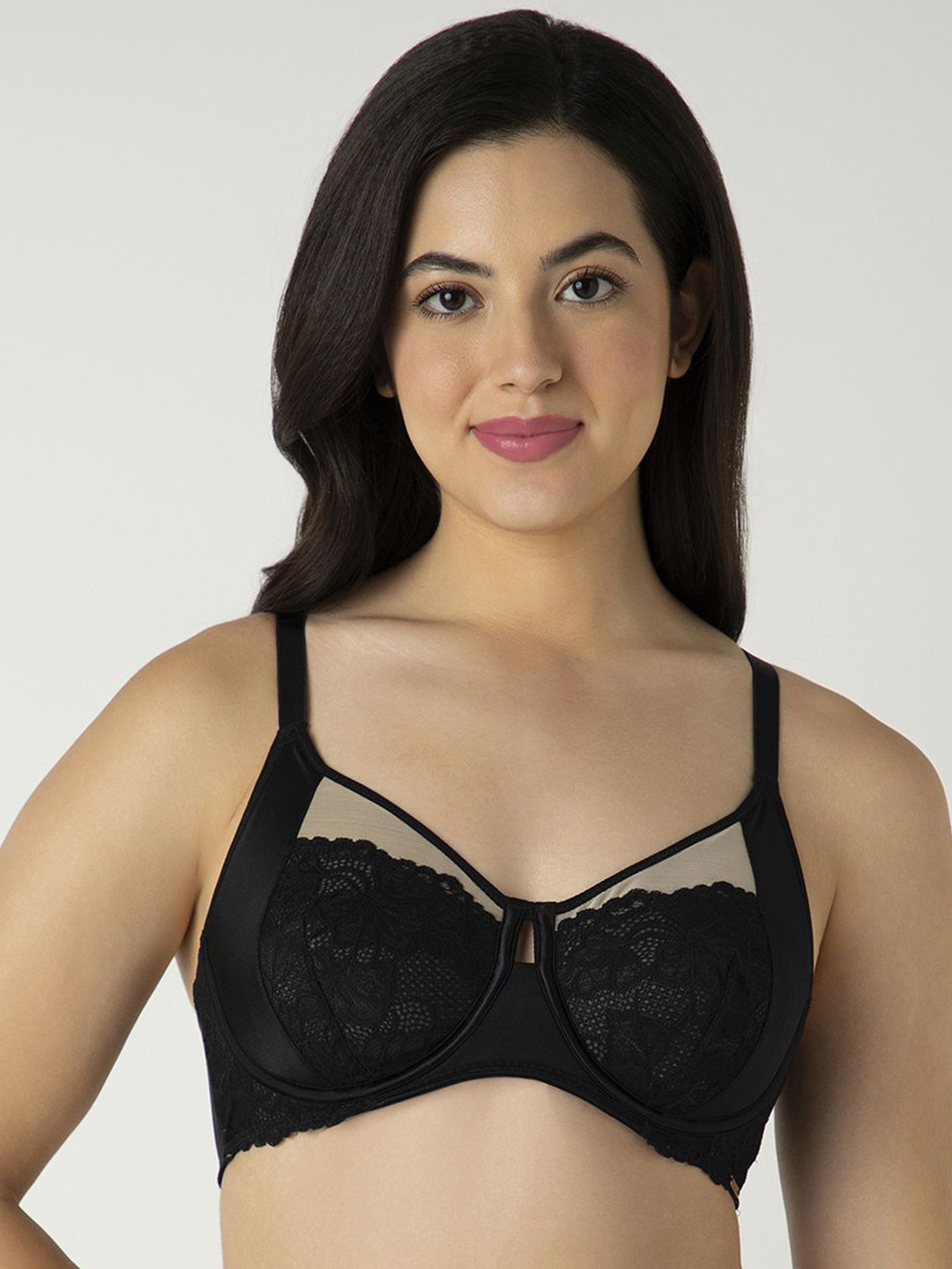 

Amante Women Non Padded Full Coverage Underwired Bra, Black
