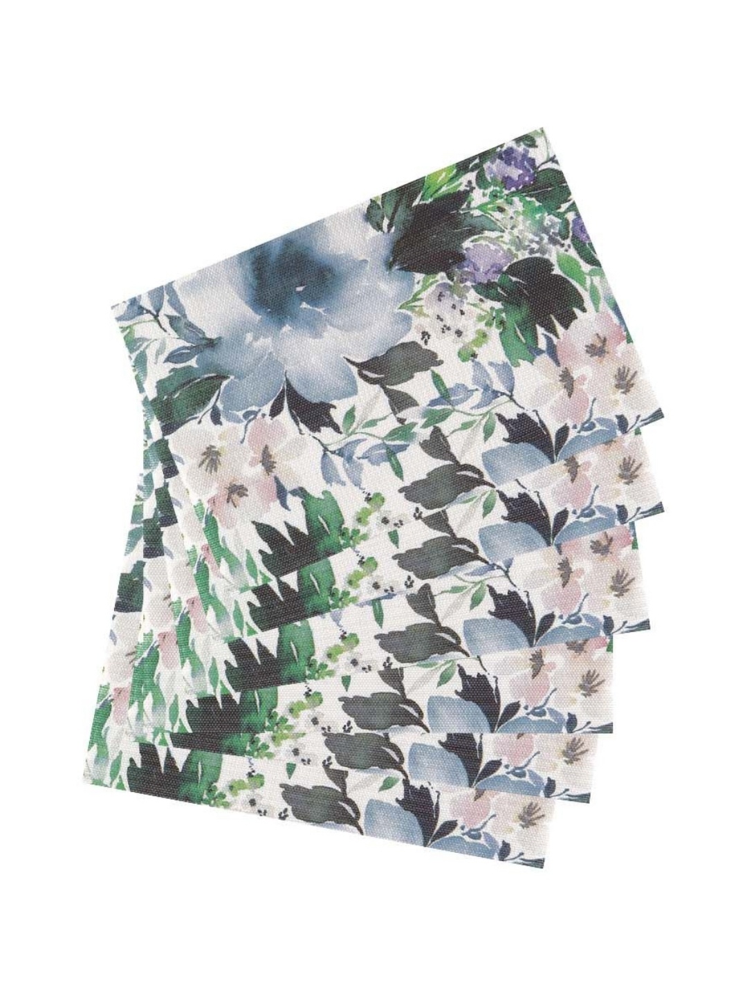 

Freelance Blue & White 6 Pieces Floral Printed Table Placemats