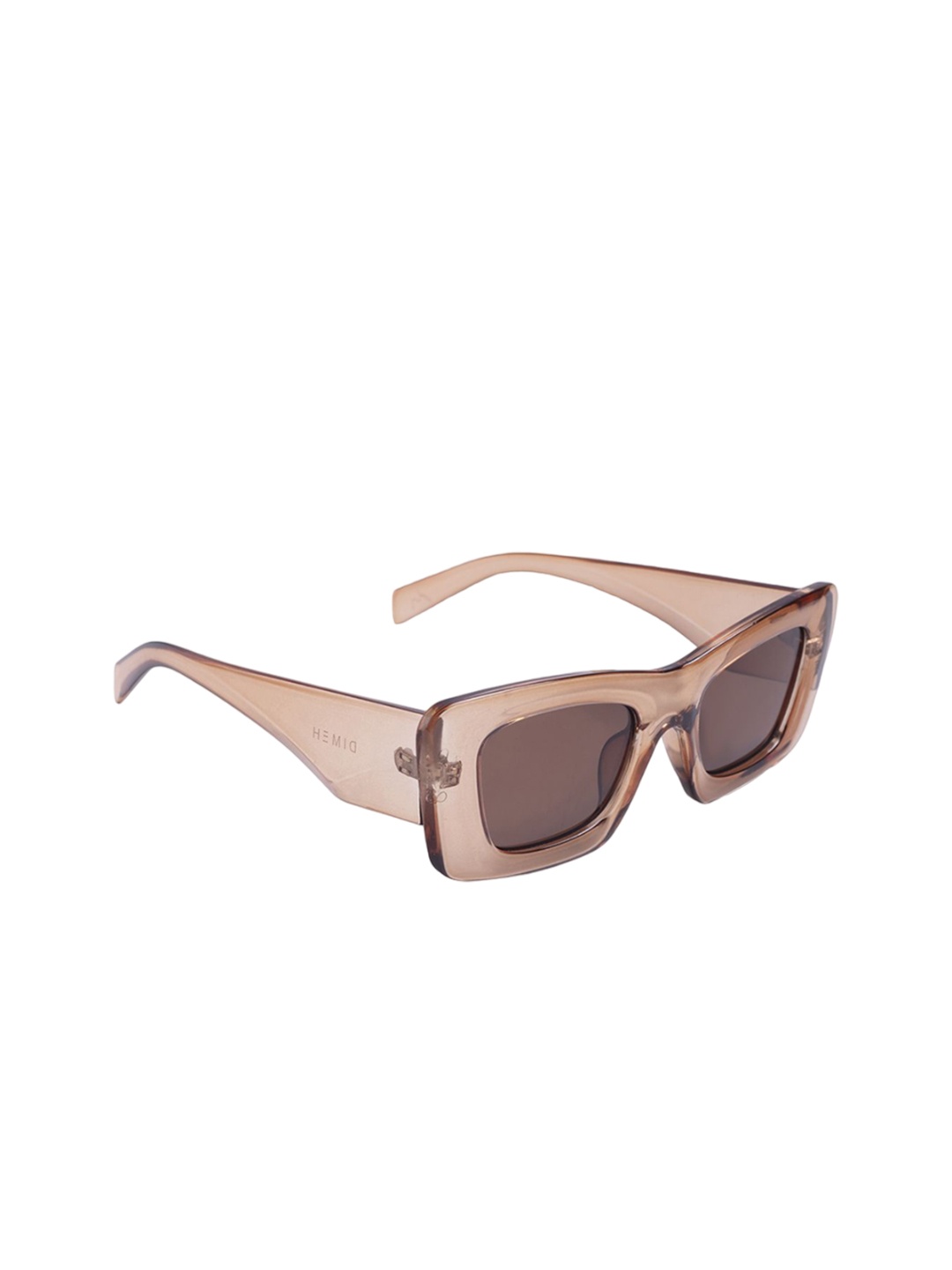 

DIMEH Unisex Square Sunglasses with UV Protected Lens SG-118, Champagne