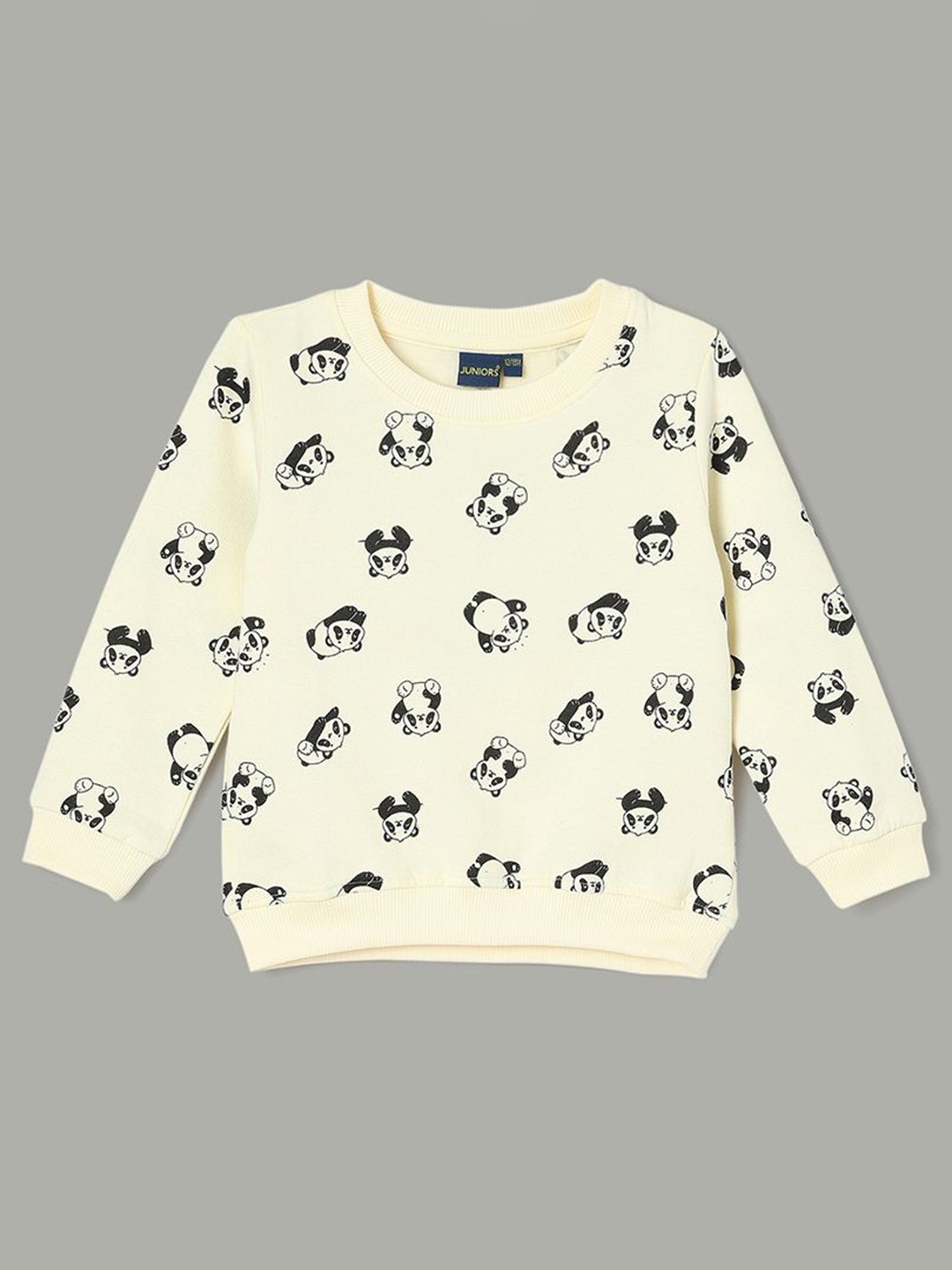 

Juniors by Lifestyle Boys Graphic Printed Long Sleeves Sweatshirt, Off white