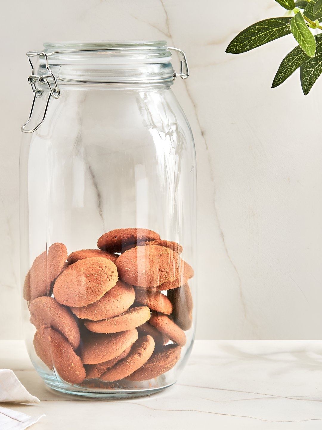 

Home Centre Corsica Shane Transparent Glass Storage Jar - 2.2L