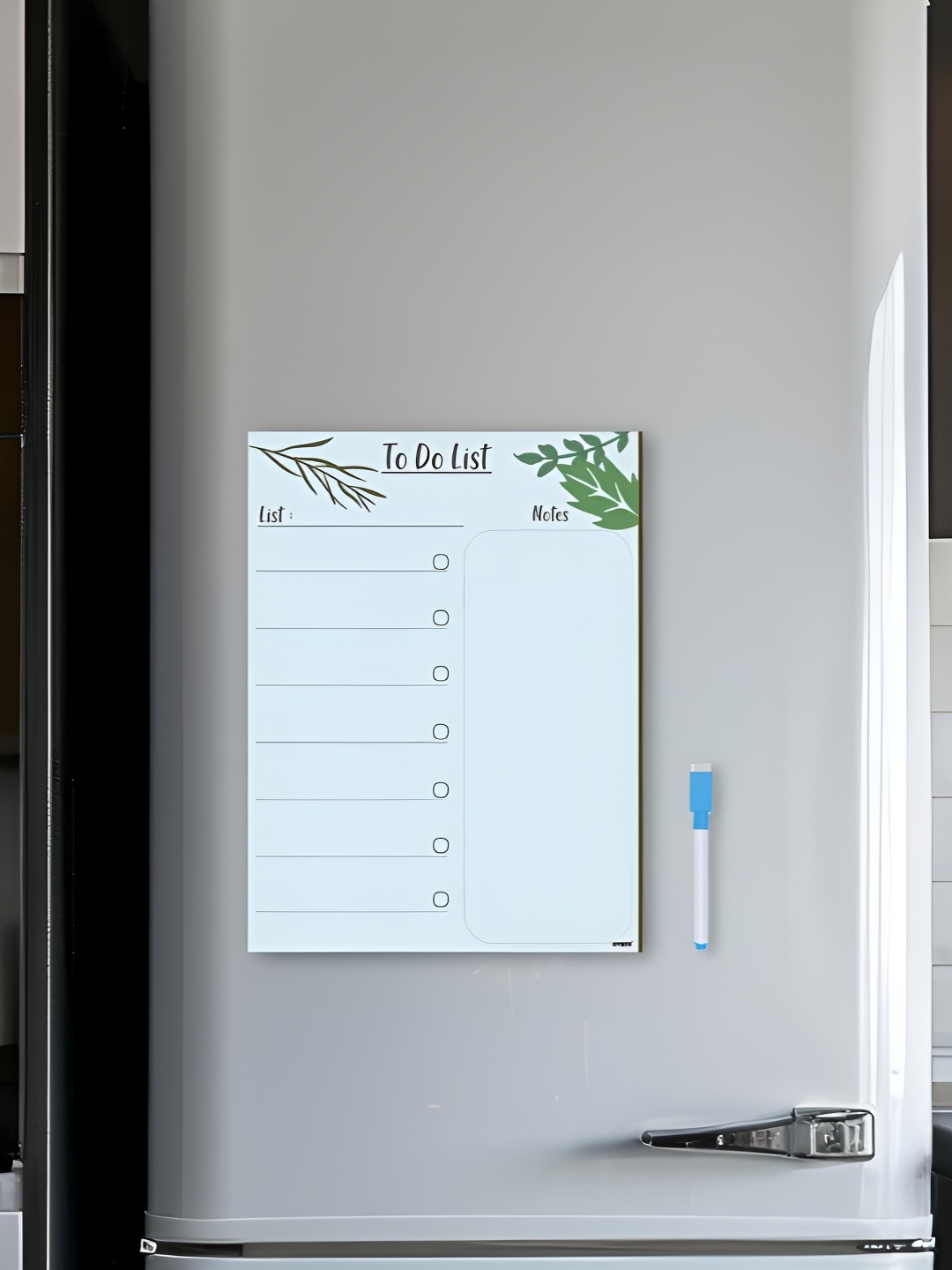 

CVANU Blue Printed Decorative Fridge Magnet