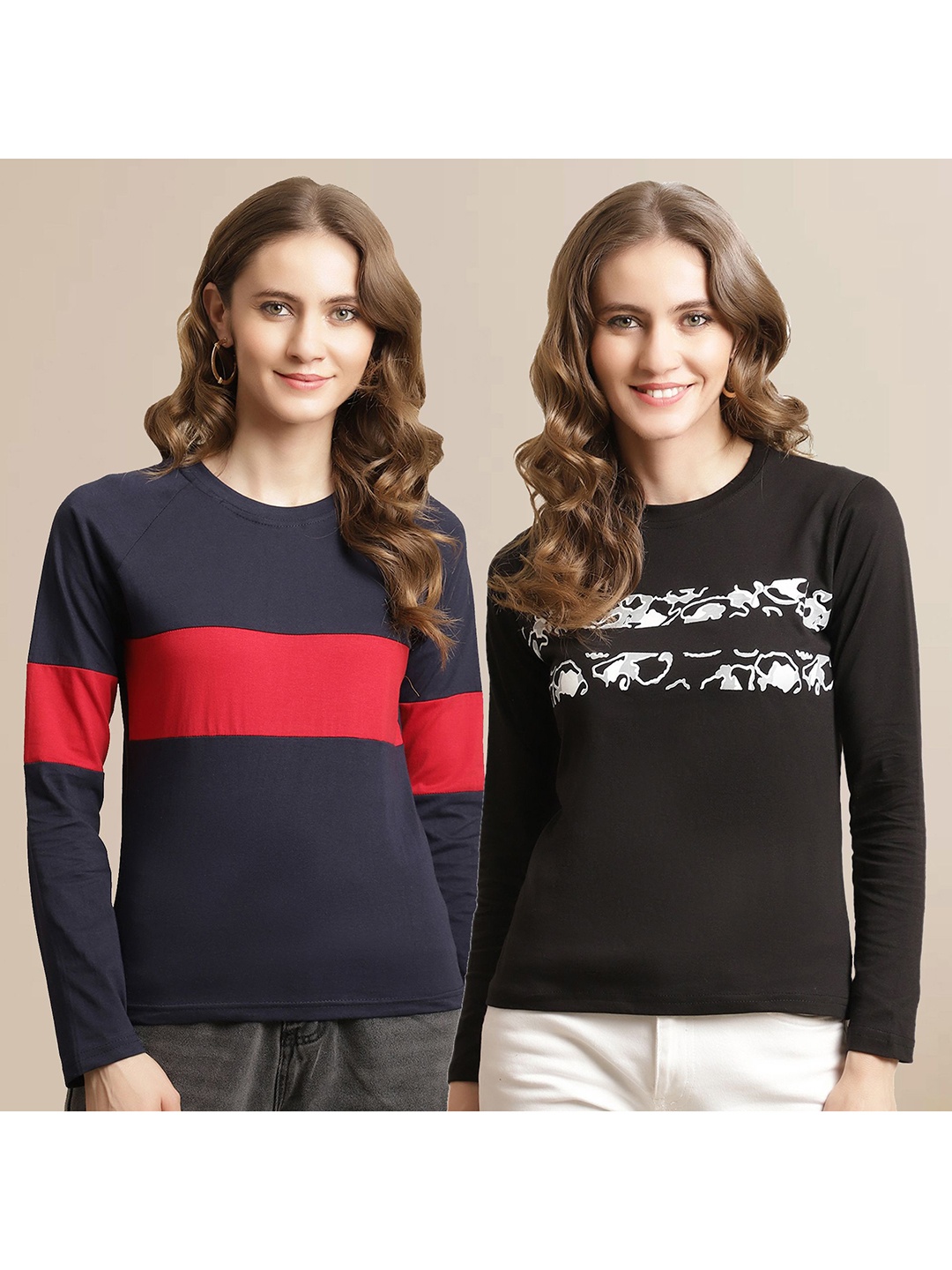 

Metronaut Women 2 Applique T-shirt, Multi