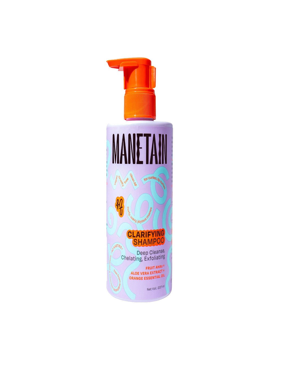 

MANETAIN Clarifying Shampoo With Aloe Vera Extract - 237ml, Lavender