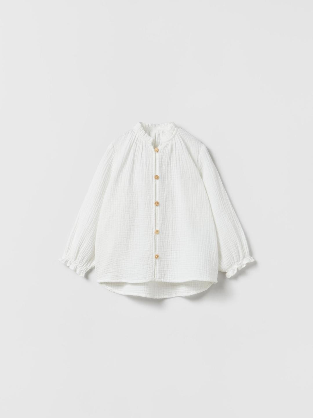 

ZARA Unisex White Shirts