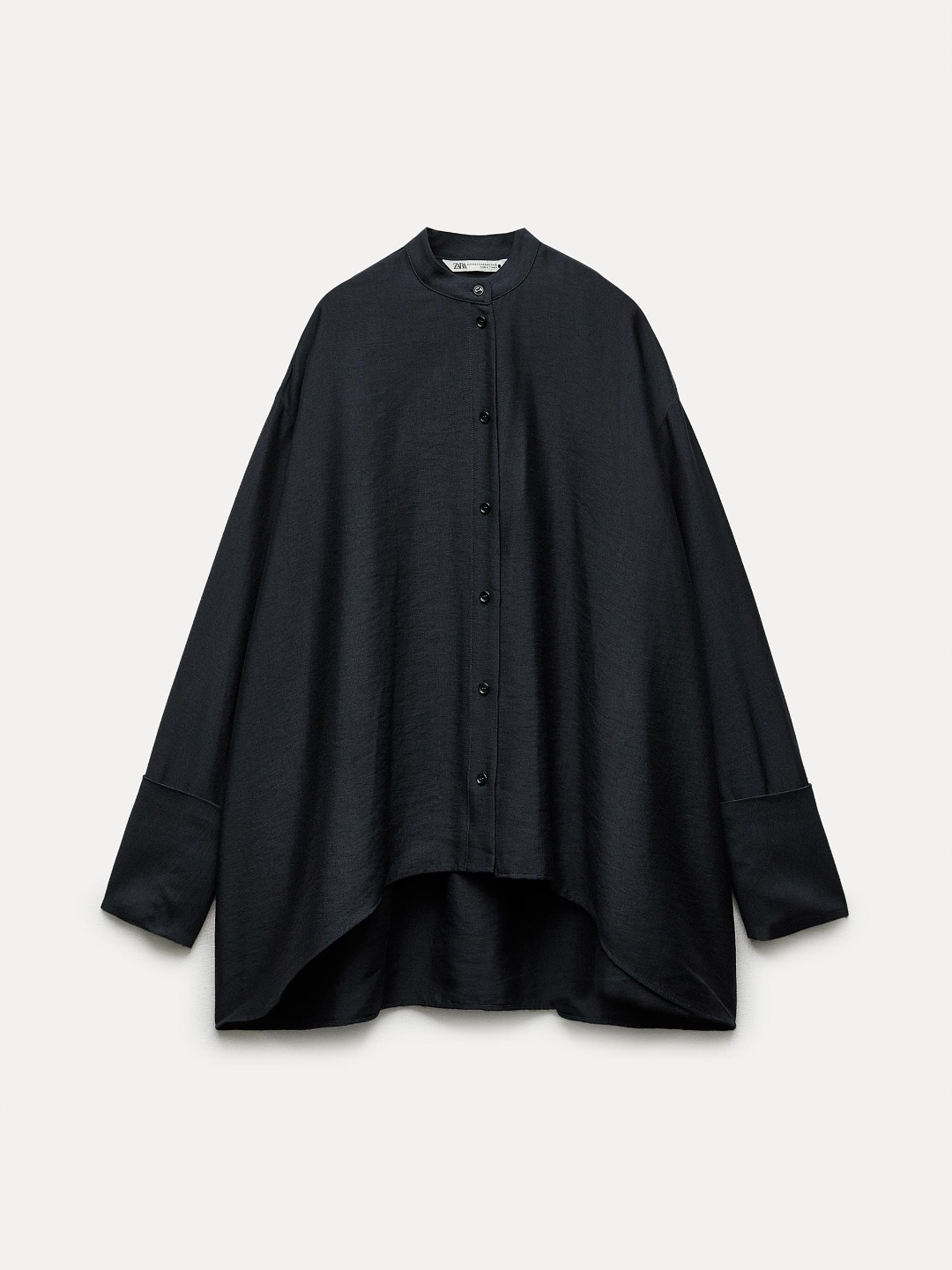 

ZARA Women Navy Blue Shirts