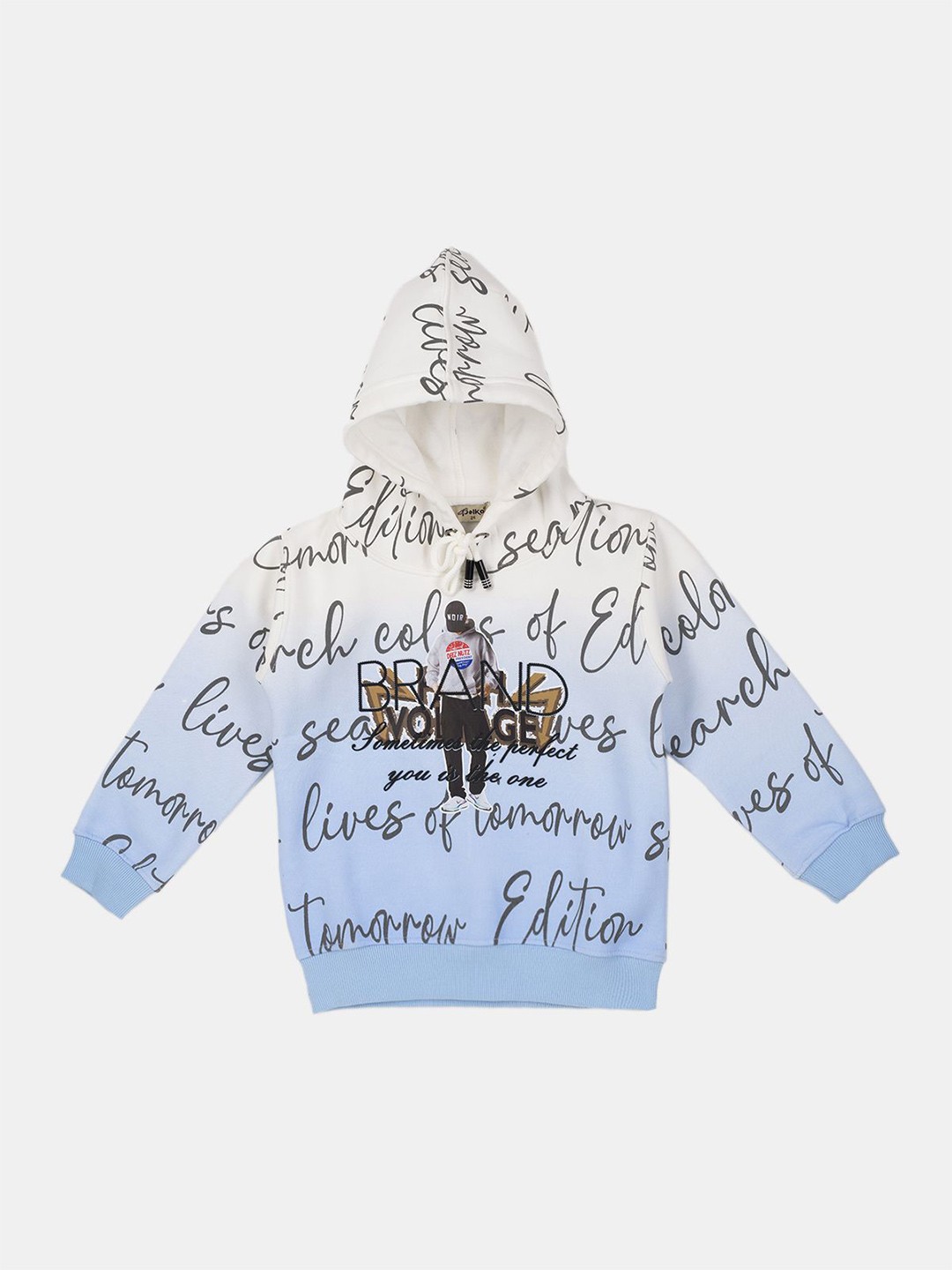 

CHUNMUN Boys Cotton Long Sleeves Hood Sweatshirt, Blue