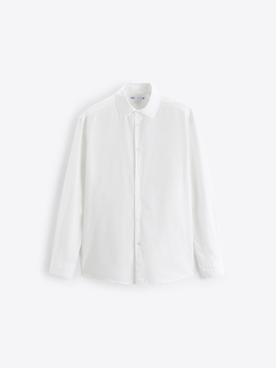 

ZARA Men White Shirts
