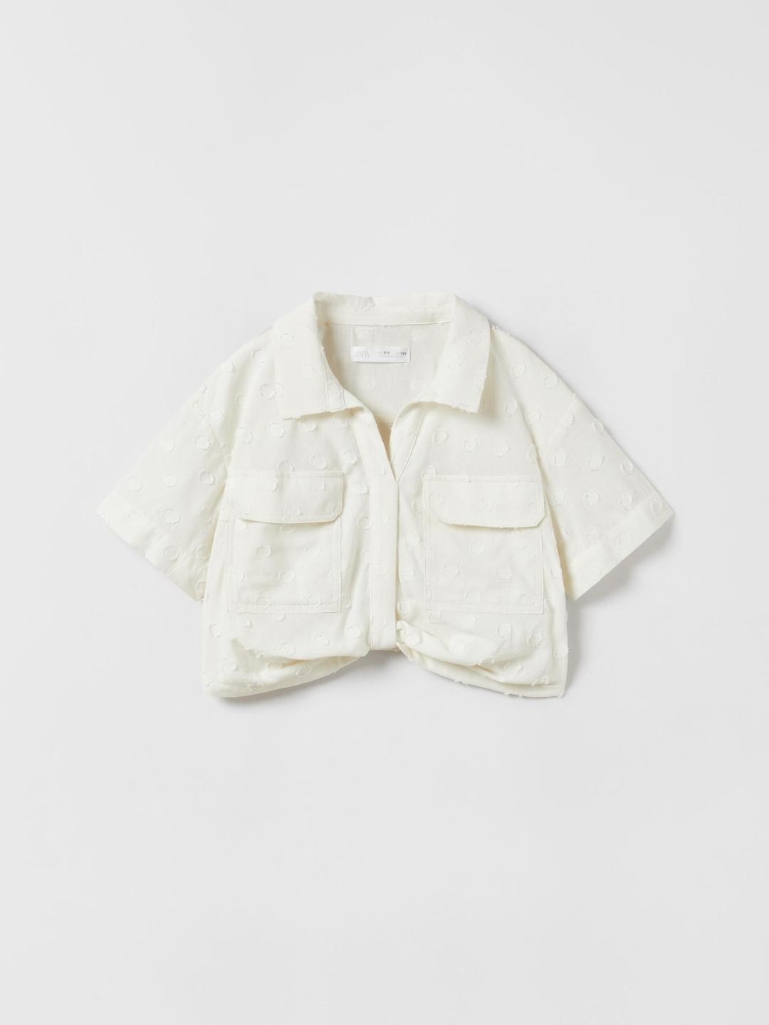 

ZARA Girls Beige Shirts