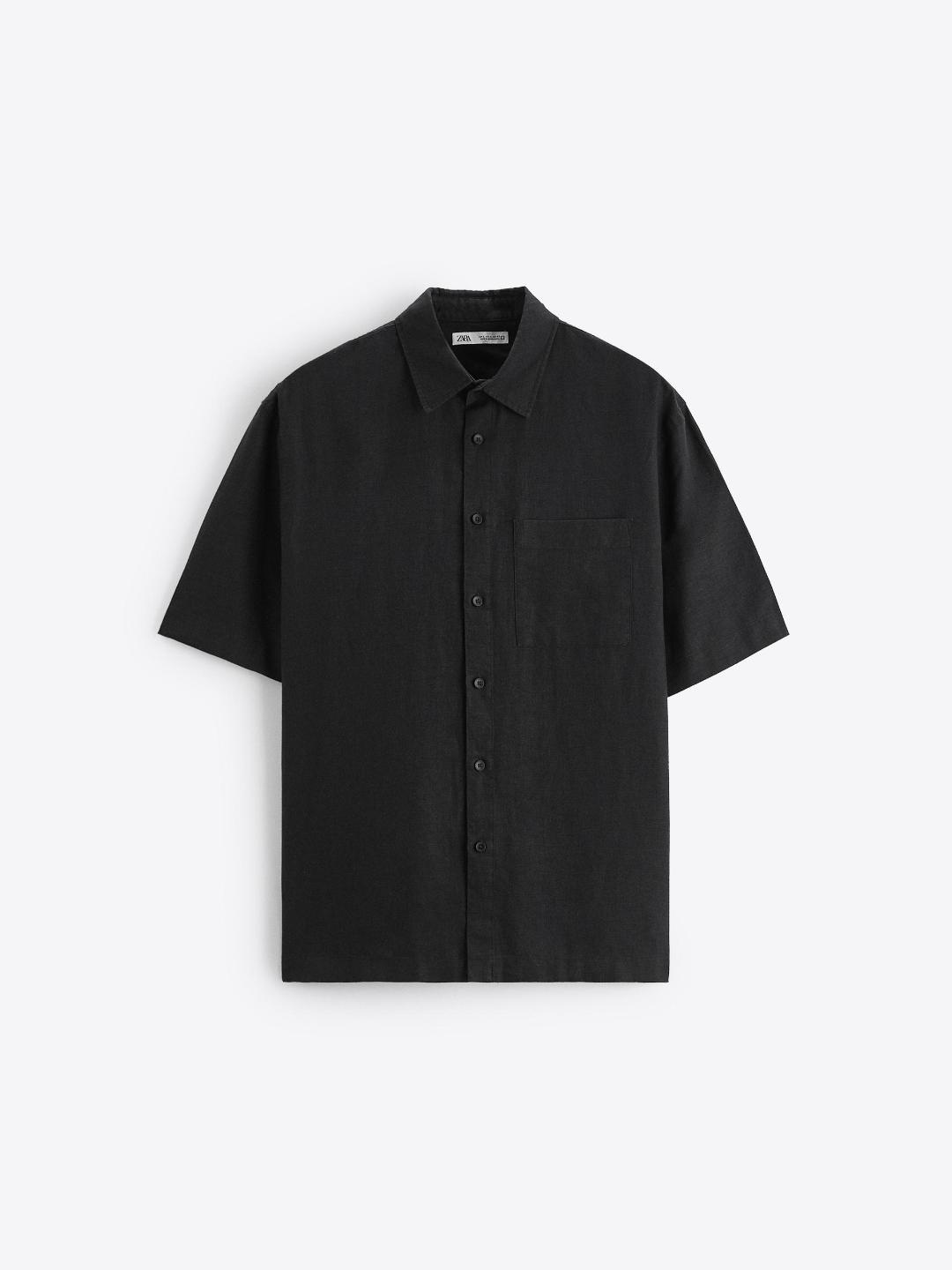 

ZARA Men Black Shirts
