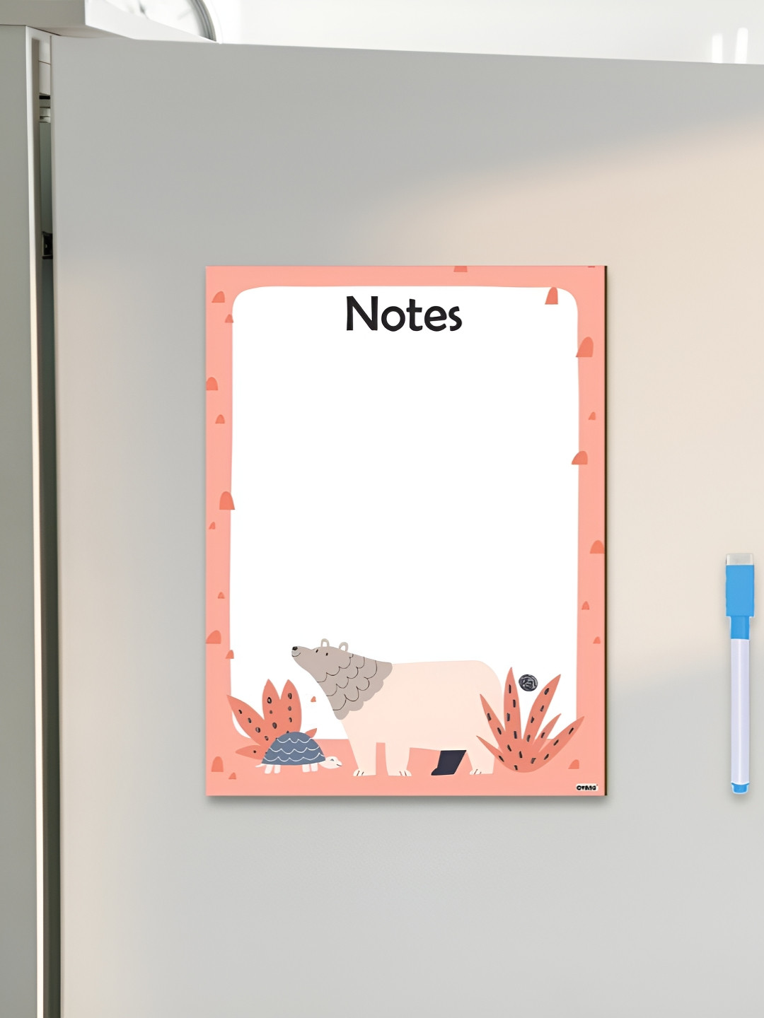 

CVANU White Printed Decorative Fridge Magnet
