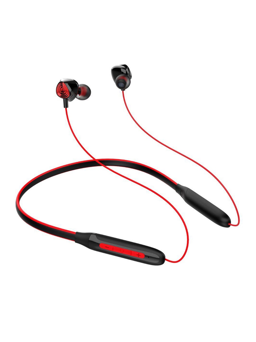 

zusix Bluetooth In-Ear Wireless Neckband, Red